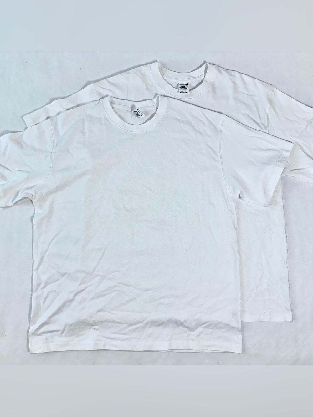 Men’s White Short-Sleeve Crew Neck T-Shirt - Pack Style